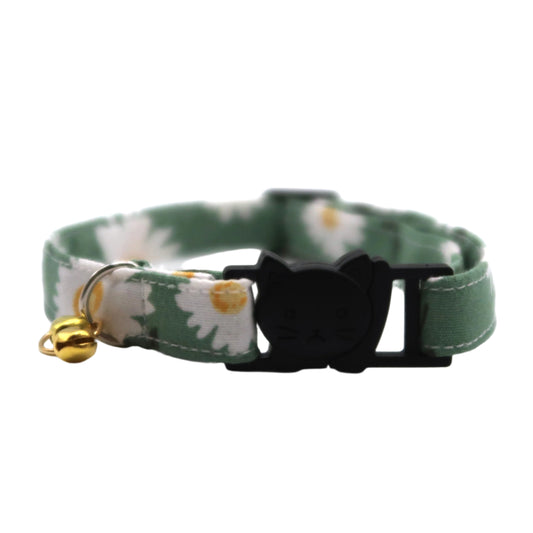 Field Daisies - Adjustable Cat Collar