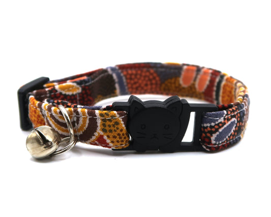 Desert Tracks - Adjustable Cat Collar