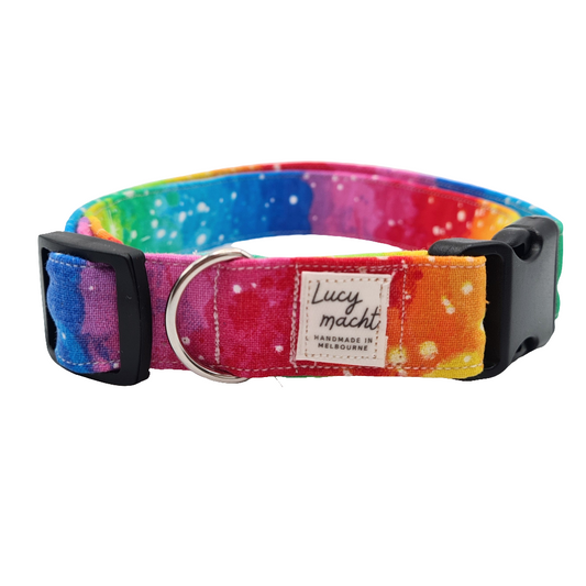 Sparkle Rainbow - Adjustable Dog Collar
