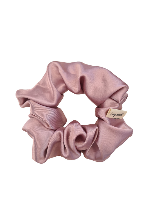 Dusty Pink - Satin Scrunchie