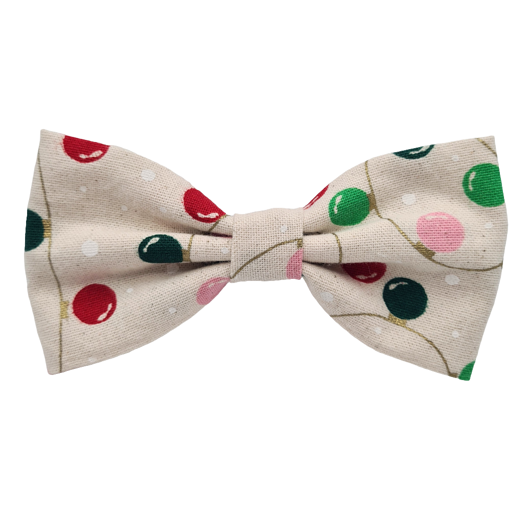 Christmas Lights - Pet Bow Tie