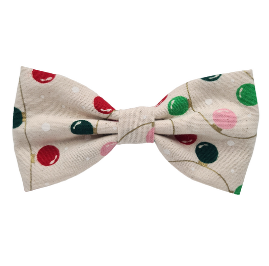 Christmas Lights - Pet Bow Tie