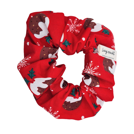 Christmas Pudding - Scrunchie