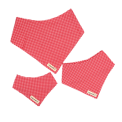 Candy Mini Gingham - Pet Tie Bandana