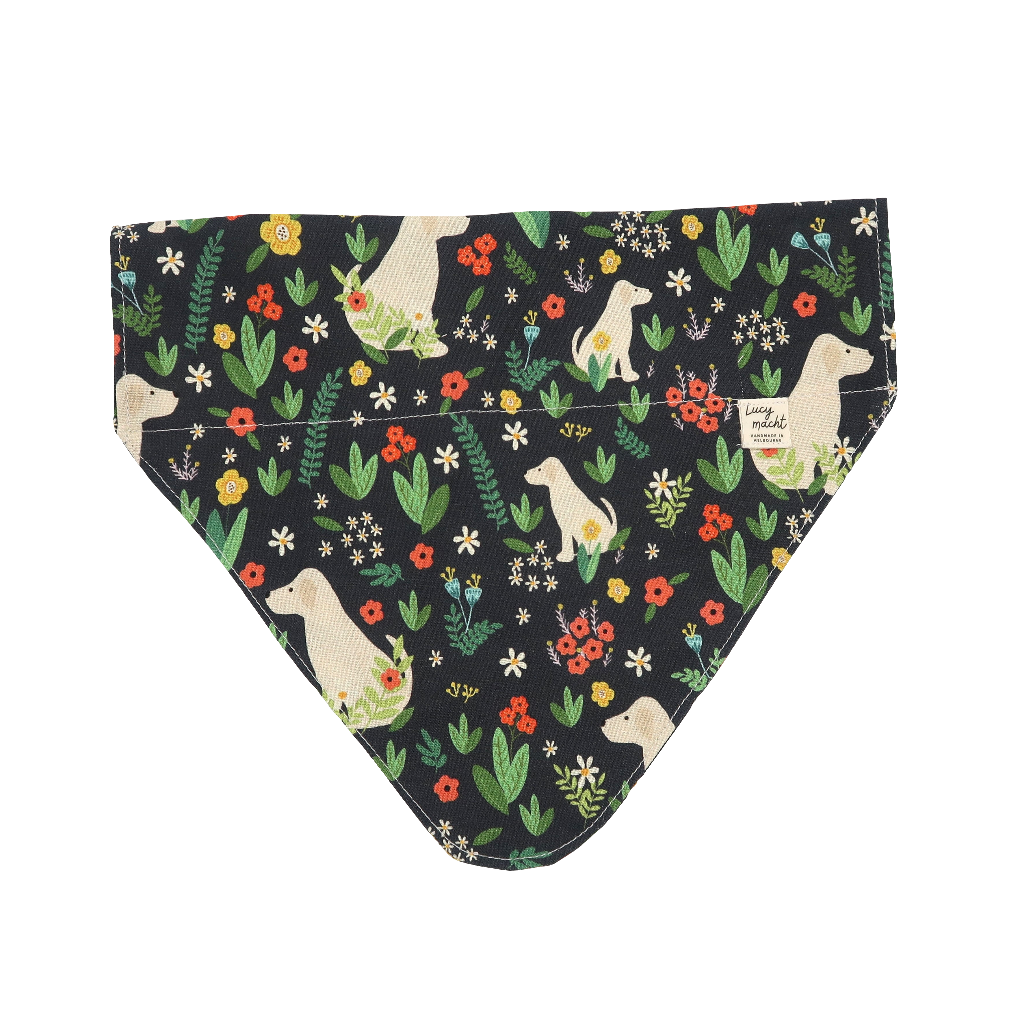 Golden Retriever Garden -  Pet Collar Bandana