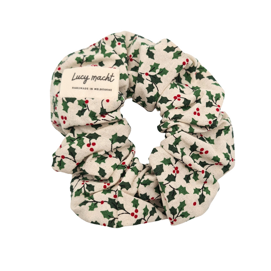 Christmas Holly - Scrunchie