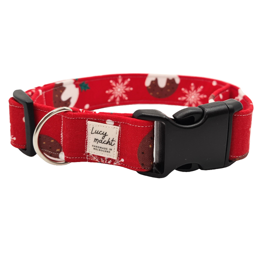 Christmas Pudding - Adjustable Dog Collar