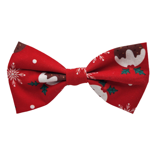 Christmas Pudding - Pet Bow Tie