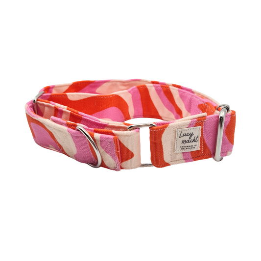 Wassermelone - Verstellbares Hundehalsband