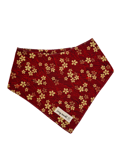 Japanese Flower Hill - Pet Tie Bandana