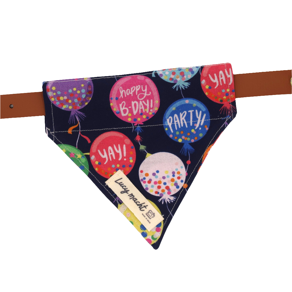 Happy Birthday Balloons - Pet Collar Bandana