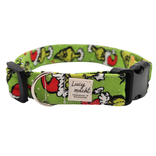 Christmas Grinch - Adjustable Dog Collar