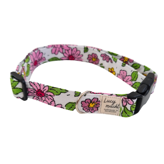 Vintage Florals - Adjustable Dog Collar