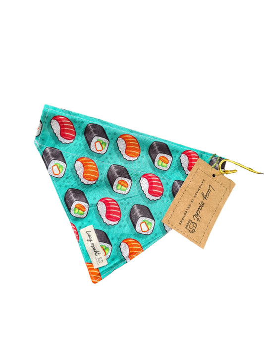 Sushi Train - Pet Collar Bandana