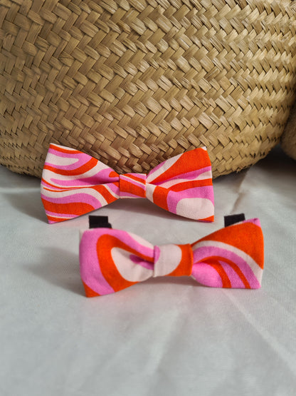 Sweet Summer Swirl  - Pet Bow Tie