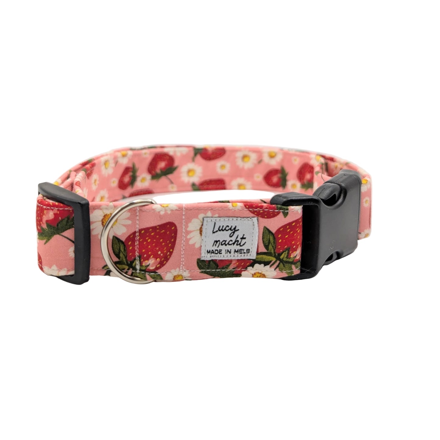 Strawberries - Adjustable Dog Collar