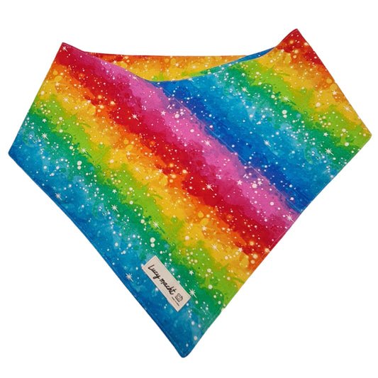 Sparkle Rainbow - Pet Tie Bandana