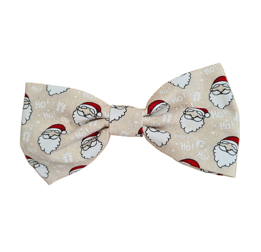 Christmas Santa Heads - Pet Bow Tie