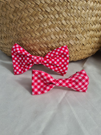 Candy Mini Gingham - Hair Bow