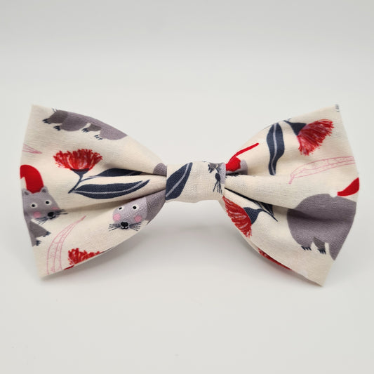 Christmas Mini Wombats - Pet Bow Tie
