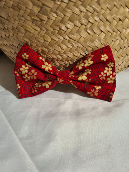 Japanese Flower Hill - Hair Bow