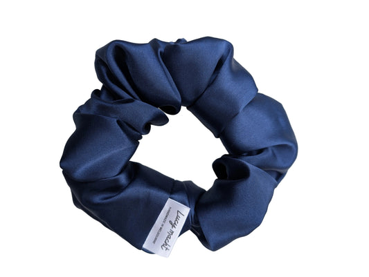 Midnight - Satin Scrunchie